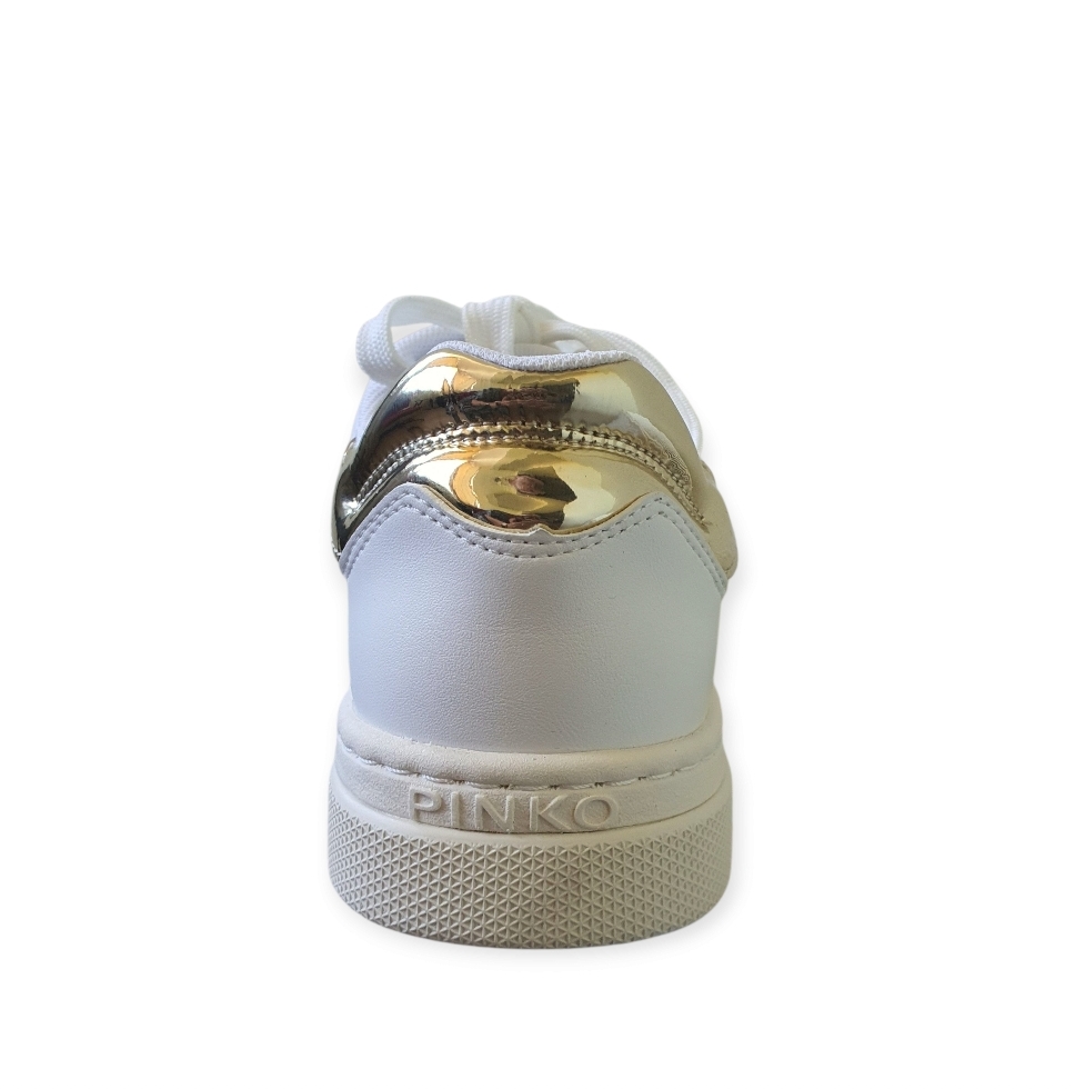 SS0078 Po014 Mandy11 Sneaker Calf Leat Whiteplatinum